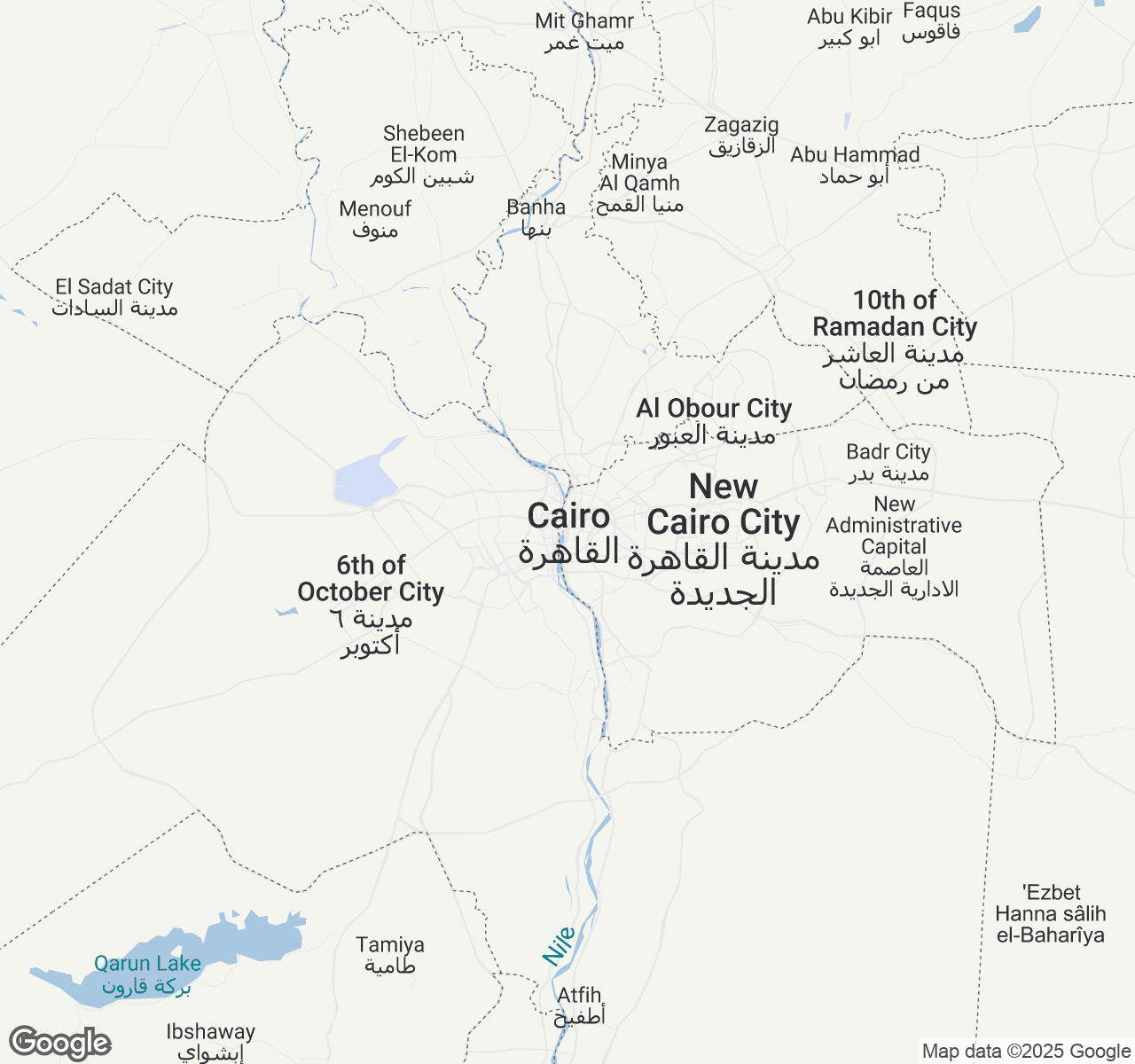 Map of Cairo